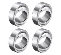 sourcing map 4Pcs GE10C Spherical Plain Bearing 10mmx19mmx6mm Bearing Steel Pre-Lubricated Radial Spherical Plain Bearing Low Noise Oscillating Bearing ABEC-3 Precision