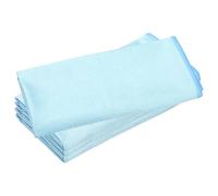 sourcing map 4Pcs Glass Polishing Cloth, 23.6x15.7 Microfiber Cleaning Cloths Lint & Streak Free Quickly Drying Towels for Glassware, Cars, Glasses, Phone Screens, Sunglasses, Blue
