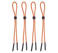 sourcing map 4pcs Glasses Strap Adjustable Eyeglasses Strap Anti-slip Sunglasses Holder Strap Eyewear Retainer Lanyards String for Men Women Children, Orange
