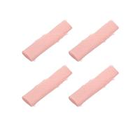 sourcing map 4pcs Handmade Cloth Napkins 16.5x16.5 Inches Cotton Linen Napkins with Fringe Rustic Bulk Dinner Napkins Table Napkin Fabric Table Napkin for Event Wedding Party,Pink