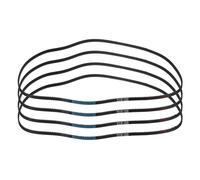 sourcing map 4pcs HTD-3M Rubber Timing Belt 250 Teeth, 750mm Pitch Length x 6mm Width x 2.4mm Height, Closed Loop Pulley Timing Belt