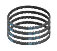 sourcing map 4pcs HTD-3M Rubber Timing Belt 80 Teeth, 240mm Pitch Length x 6mm Width x 2.4mm Height, Closed Loop Pulley Timing Belt