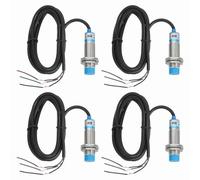 sourcing map 4Pcs Inductive Proximity Sensor,PNP NO M18 DC 6-36V 300mA Proximity Switch Detector Approach Sensor 8mm 3 Wire for Industrial Automation LJ18A3-8-Z/BY