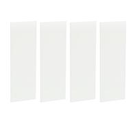 sourcing map 4Pcs Knife Handle Liner, 4.7" x 1.6" x 0.04" G10 Spacer Sheets Knife Handle Spacer Material for Knife Scales Slabs Making Supplies Tool, White