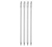 sourcing map 4Pcs Large Eye Needle, 3.94" 3mm Steel Embroidery Thread Needle Sewing Big Eye Needle Knitting Needles for Hand Sewing Art Crafts, Silver