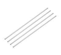 sourcing map 4pcs Linear Motion Rods 8mm x 410mm (0.31 x 16.14 Inches) HRC50 Hardened Chrome Plated Linear Rail Shaft Round Guide for 3D Printer, DIY, CNC Metric