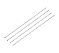 sourcing map 4pcs Linear Motion Rods 8mm x 450mm (0.31 x 17.72 Inches) HRC50 Hardened Chrome Plated Linear Rail Shaft Round Guide for 3D Printer, DIY, CNC Metric