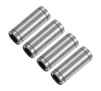 sourcing map 4pcs LM20LUU Linear Ball Bearings, 20mm Bore Dia, 32mm OD,80mm Length, Linear Motion Bearing for CNC Machine Tool 3D Printer