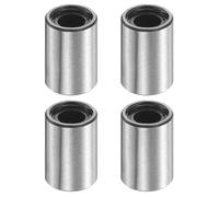 sourcing map 4Pcs LM4UU Linear Ball Bearings, 4mm Bore Dia, 8mm OD, 12mm Length Double Side Rubber Seal Linear Motion Bearing for 3D Printer CNC Machine Applications, ABEC3