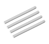 sourcing map 4Pcs M14-2.0x200mm Fully Threaded Rods, Threaded Rods Bar Studs, 304 Stainless Steel Long Thread Screws Hardware for U-Bolts, Anchors, Clamps, Hangers, Silver