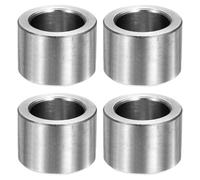 sourcing map 4pcs M16 Metal Spacers, 5/8" Stainless Steel Spacer 16mm IDx24mm ODx15mm Length Round Unthreaded Standoff Bushing Plain Finish for Screw Bolts, Silver