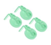 sourcing map 4Pcs Mason Jar Pour Spout Lid, Mason Jar Lids Wide Mouth Airtight Flip Cap Lids with Handle for Drinking Salad Dressing and Food Storing, Cyan