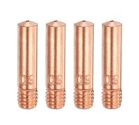 sourcing map 4pcs MIG Welding Gun Contact Tip 0.035" Copper MIG Welder Contact Tips Welding Gun Replacement Accessories for M-Series H-Series MIG Welding Gun