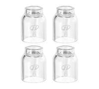 sourcing map 4pcs Nozzles Quartz Shield Cup 6# 13N10 Glass Welding Torch Tip Torch Consumables Accessory for TIG Welding Torch WP-9/20/25 Series