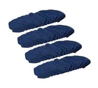 sourcing map 4pcs Office Chair Arm Covers, Office Chair Armrest Covers Washable Computer Chair Arm Covers Protectors for Swivel Office Gaming Chair, Navy Blue