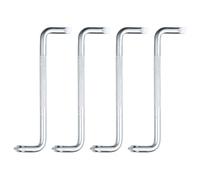 sourcing map 4pcs Offset Screwdriver SL5/PH2 Phillips Flat Head Right Angle 90 Degree Screw Driver Double Ended Z-Type Hand Tool for Home Appliance Repair