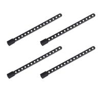 sourcing map 4Pcs Plastic Body Post Mounts RC Car Shell Column 7cm Length for Cars 94102 94122 94103 94123 1/10 Scale Model RC Car Replacement, Black