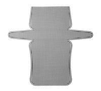 sourcing map 4Pcs Plastic Mesh Canvas Sheet 6 Count 33cm/ 13 inch for Crochet Bag Making Crossbody Bag Blank Canvas for Embroidery, Knit Crochet Mesh, Black