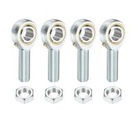 sourcing map 4Pcs POSB10 5/8 Inch Male Rod End Bearing, 5/8-18 UNF Right Hand Male Thread Rod End with Jam Nuts for Agriculture, Machinery, CNC Equipment (ABEC3)