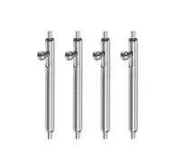 sourcing map 4pcs Quick Release Spring Bar 1.5mm Diameter 20mm Width Stainless Steel Watch Pins for Watch Band Straps