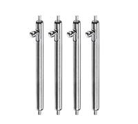 sourcing map 4pcs Quick Release Spring Bar 1.8mm Diameter 20mm Width Stainless Steel Watch Pins for Watch Band Straps