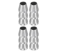 sourcing map 4pcs Round Axe Handle Wedge 10mm Extended Safety Metal Handle Wedges Hammer for Axe Claw Hammer Sledge, Silver