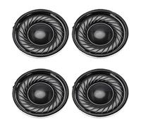 sourcing map 4Pcs Round Internal Magnet Speaker Loudspeaker 8 Ohm 2W 23mm Dia Steel Shell