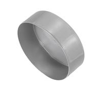 sourcing map 4pcs Rubber End Caps 150mm ID Vinyl Round End Cap Cover Screw Thread Protectors Light Gray