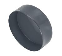 sourcing map 4pcs Rubber End Caps 160mm ID x 80mm H Dark Grey | Vinyl Round End Cap Cover Screw Thread Protectors