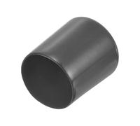 sourcing map 4pcs Rubber End Caps 39mm ID Vinyl Round End Cap Cover Screw Thread Protectors Dark Grey