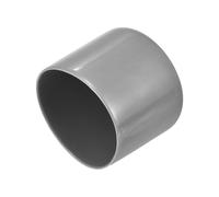 sourcing map 4pcs Rubber End Caps 48mm ID Vinyl Round End Cap Cover Screw Thread Protectors Light Grey