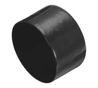 sourcing map 4pcs Rubber End Caps 90mm ID Vinyl Round End Cap Cover Screw Thread Protectors Black