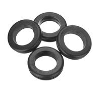 sourcing map 4Pcs Rubber Grommets 1-3/16 ID, 1-3/8 Drill Hole, Firewall Grommet Automotive Rubber Hole Eyelet Ring Gasket for Wire Cable Hose Protection, Metal Electric Box, (30x35mm, Black)