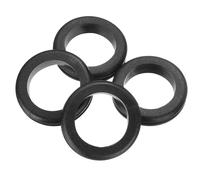 sourcing map 4Pcs Rubber Grommets 1-3/8 ID, 1-1/2 Drill Hole, Firewall Grommet Automotive Rubber Hole Eyelet Ring Gasket for Wire Cable Hose Protection, Metal Electric Box, (35x40mm, Black)