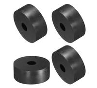Sourcing Map 4pcs Rubber Spacers, 50mm OD x 12mm ID x 20mm Height, Round Anti Vibration Spacers
