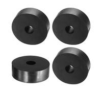 sourcing map 4pcs Rubber Spacers 60mm OD, 15mm ID, 20mm Height Round Anti Vibration Spacer Rubber Bushing Grommets Thick Rubber Washers for Home Car Accessories