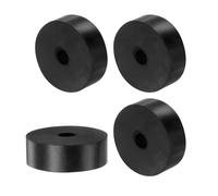 sourcing map 4pcs Rubber Spacers 60mm OD x 12mm ID x 20mm Height Round Anti Vibration Spacer Rubber Bushing Grommets Thick Rubber Washers for Home Car Accessories