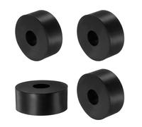 sourcing map 4pcs Rubber Spacers 70mm OD x 15mm ID x 30mm Height Round Anti Vibration Spacer Rubber Bushing Grommets Thick Rubber Washers for Home Car Accessories