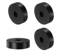 Sourcing Map 4pcs Rubber Spacers, 70mm OD x 20mm ID x 20mm Height, Round Anti Vibration Spacers, Thick Rubber Washers for Home Car Accessories