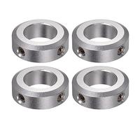 sourcing map 4pcs Shaft Collar 18mm Bore Aluminum Alloy Set Screw Shaft Collars, 32mm OD, 10mm Width, for Wheel Barrow Axle, Gearbox Assemblies, CNC Machine Tools, Industry, Anodization