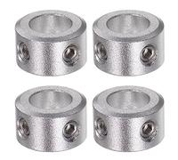 sourcing map 4pcs Shaft Collar 8mm Bore Aluminum Alloy Set Screw Shaft Collars, 14mm OD, 8mm Width, for Wheel Barrow Axle, Gearbox Assemblies, CNC Machine Tools, Industry, Anodization