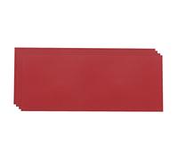 sourcing map 4Pcs Shoe Sole Protector 10"x3.94" Shoe Bottom Grip Pads Non-Slip Noise Reduction Silicone for High-Heels, Red