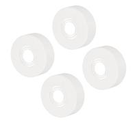 sourcing map 4pcs Shower Arm Flange 70mm/2.8" OD Escutcheon Plate ABS Round Plumbing Cover Plates for 20mm/0.8" Dia Water Pipe Faucet Decoration, White
