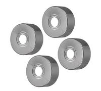 sourcing map 4pcs Shower Arm Flange 70mm/2.8" OD Escutcheon Plate ABS Round Plumbing Cover Plates for 20mm/0.8" Dia Water Pipe Faucet Decoration, Grey
