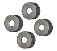 sourcing map 4pcs Shower Arm Flange 80mm/3.1" OD Escutcheon Plate Stainless Steel Round Plumbing Cover Plates for 25mm/1" Dia Water Pipe Faucet Decoration Accessories, Grey