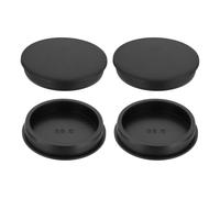 sourcing map 4Pcs Silicone Hole Plug 88.6mm, Black High Temp T Type Rubber Stoppers for 87-88.3mm Hole, Waterproof Button Hole End Covers for Powder Coating, Sealing Plugs, Pipe Holes