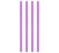 sourcing map 4Pcs Silicone Stir Sticks 5.5" Reusable Stirring Rods for Mixing Epoxy Resin Liquid Paint Arts DIY Crafts, Purple