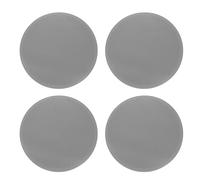 sourcing map 4pcs Silicone Trivet Mats 11.8" Dia Round Non-Slip Silicone Pot Holders for Hot Pots and Pans, Heat Resistant Hot Pads for Kitchen Hot Dishes Table Countertops, Grey