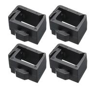 sourcing map 4Pcs Single Slot Flat Cable Clamp 8, 13.5mm Mount Slot Width Wire Holder ABS for 30 Series European Standard Aluminum Extrusion