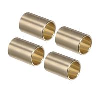 sourcing map 4pcs Sleeve Bearings 5/8" Bore 3/4" OD 1-1/8" Length Cast Brass Self-Lubricating Bushing